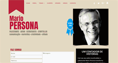 Desktop Screenshot of mariopersona.com.br